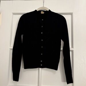 J. Crew Black Cardigan Sweater